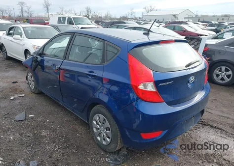 2017 Hyundai Accent Se z USA, uszkodzony, nr VIN KMHCT5AE6HU313842